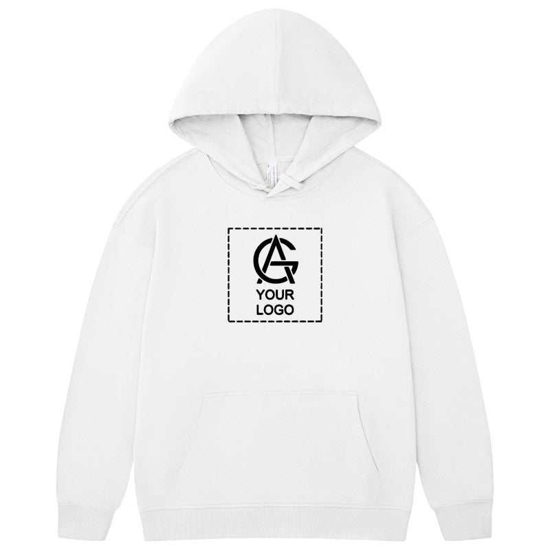 330GSM Pure Cotton Hooded Pullover Sweatshirt