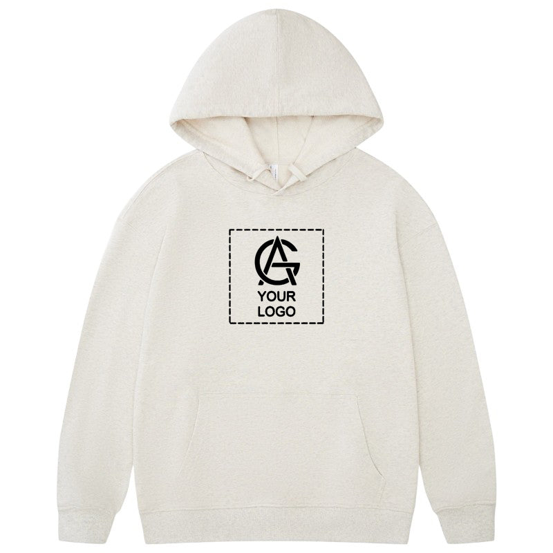330GSM Pure Cotton Hooded Pullover Sweatshirt