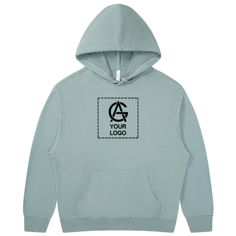 330GSM Pure Cotton Hooded Pullover Sweatshirt