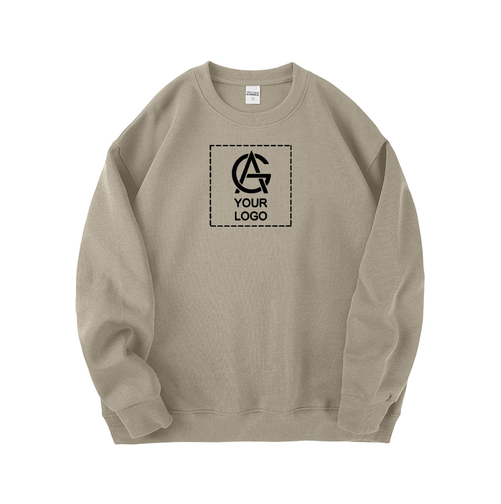 350GSM cotton loose round neck sweatshirt