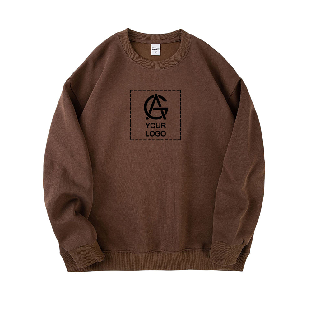 350GSM cotton loose round neck sweatshirt