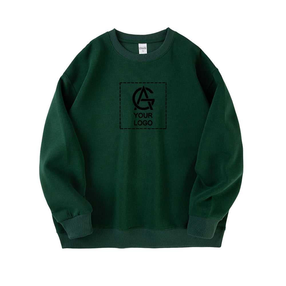 350GSM cotton loose round neck sweatshirt