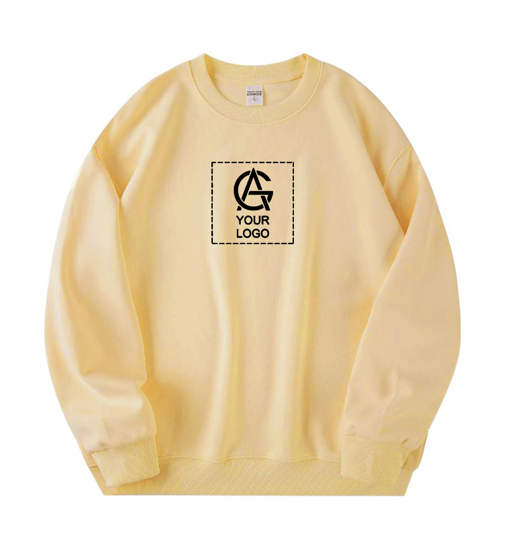 350GSM cotton loose round neck sweatshirt