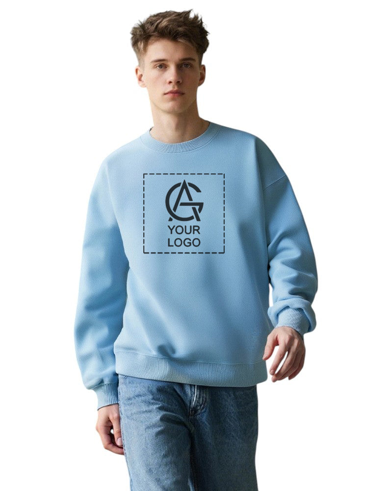 350GSM cotton loose round neck sweatshirt