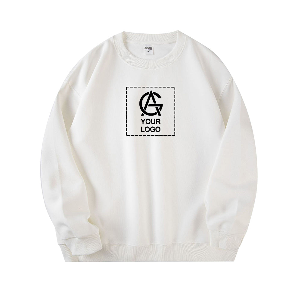 350GSM cotton loose round neck sweatshirt