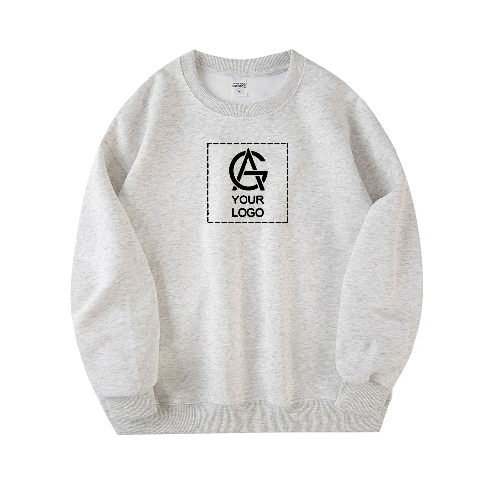 350GSM cotton loose round neck sweatshirt