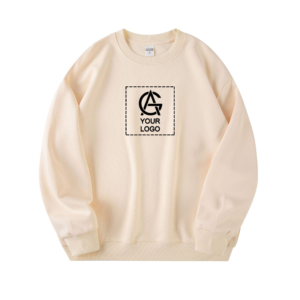 350GSM cotton loose round neck sweatshirt