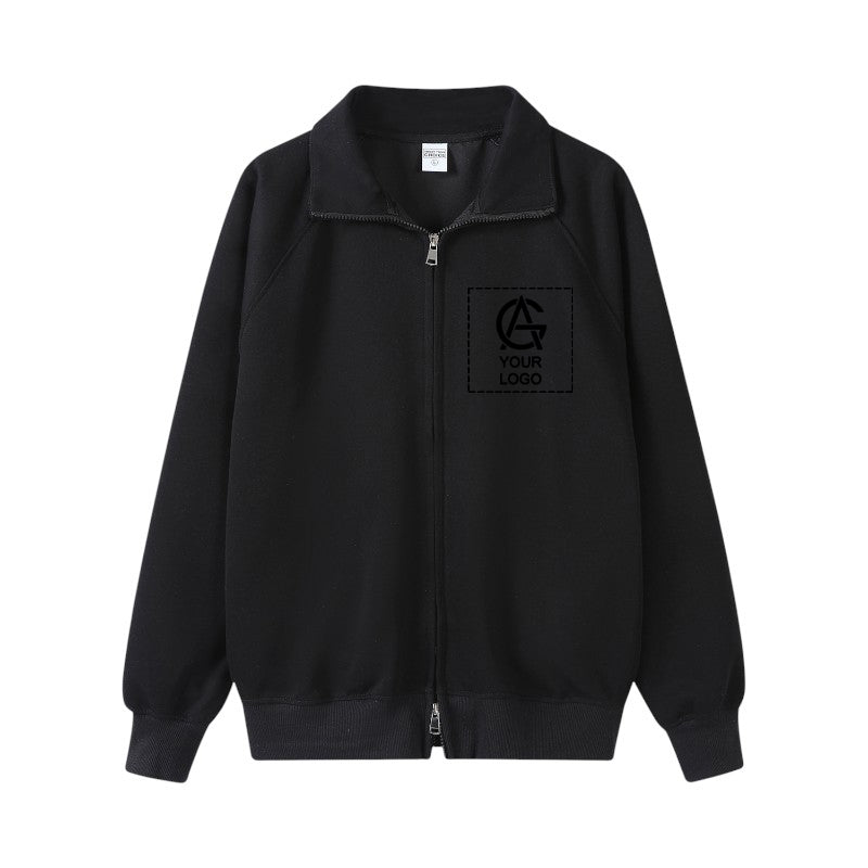 Casual Double Zipper Sweatshirt