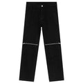 Black Knee Zipper Jeans M7D288 - UncleDon JM