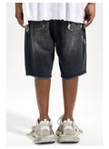 Black Ripped Jorts N058 - UncleDon JM