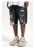 Black Ripped Jorts N058 - UncleDon JM