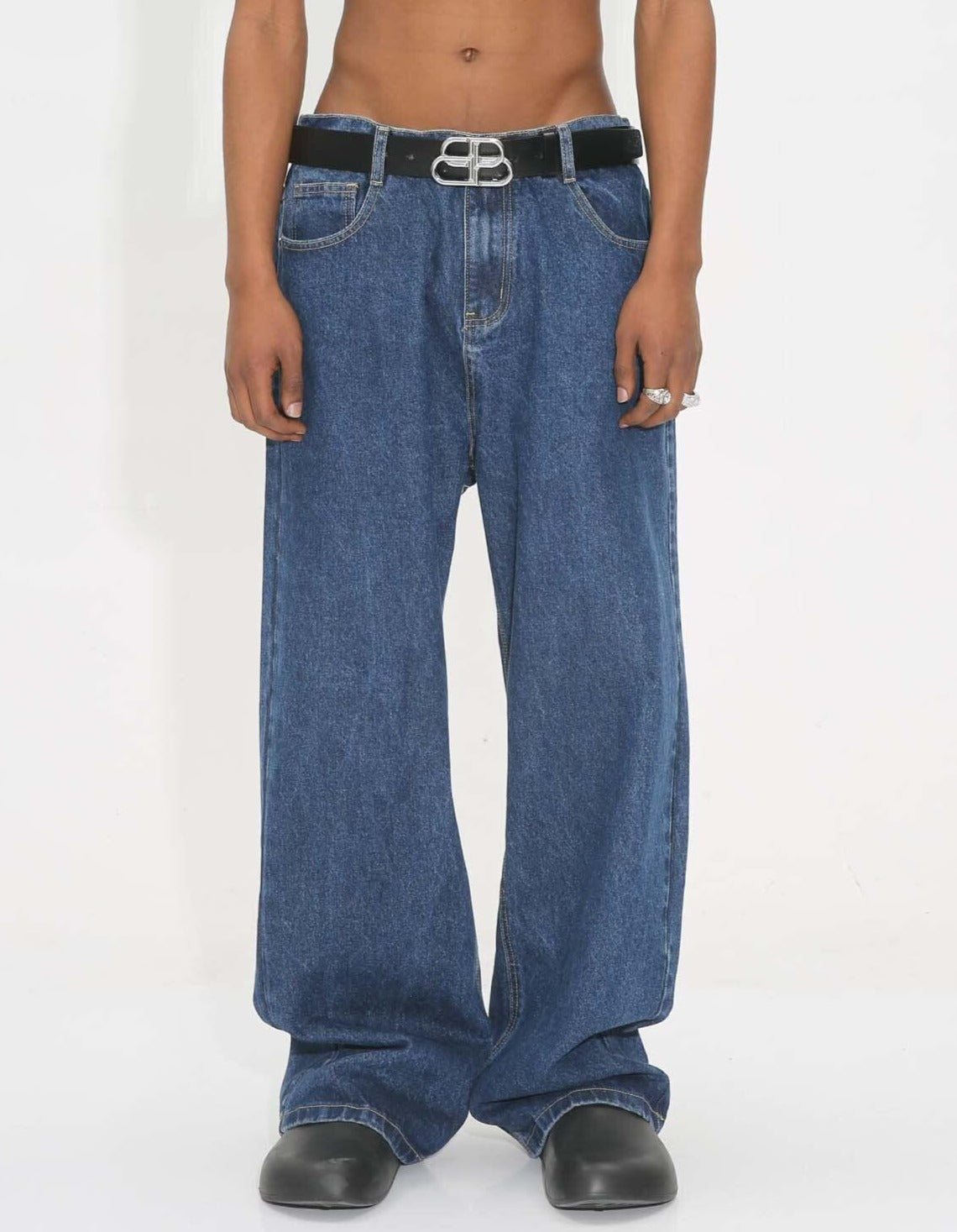 Blank Baggy Jeans 4 Colour Pick