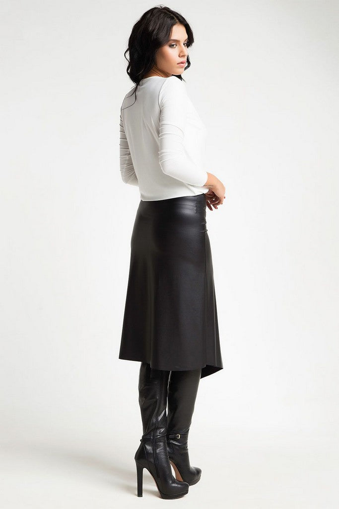 Black Casual Skirt - Skirts