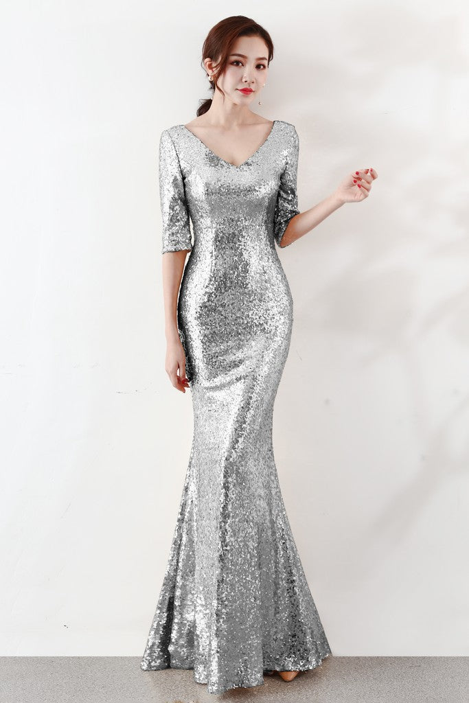 Silver Dress - Dresses