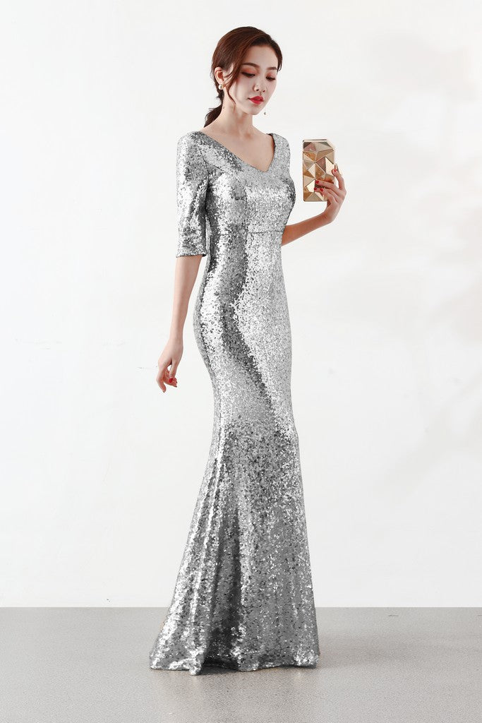 Silver Dress - Dresses