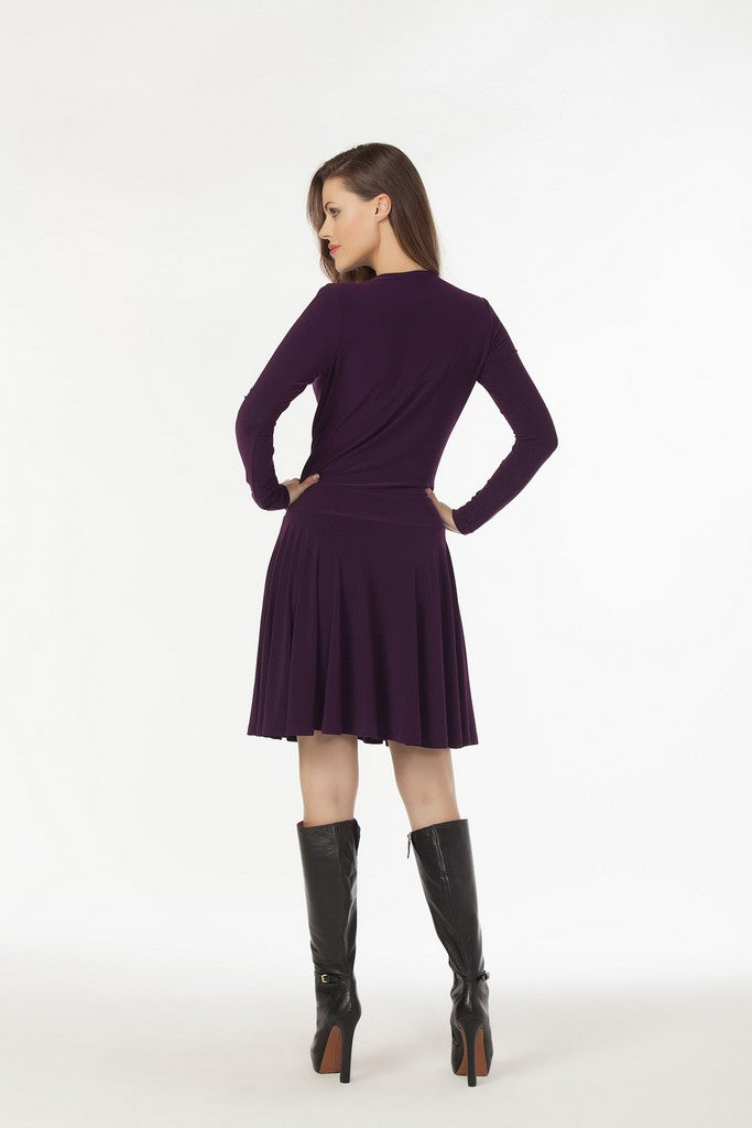 Dark purple Day Dress - Dresses