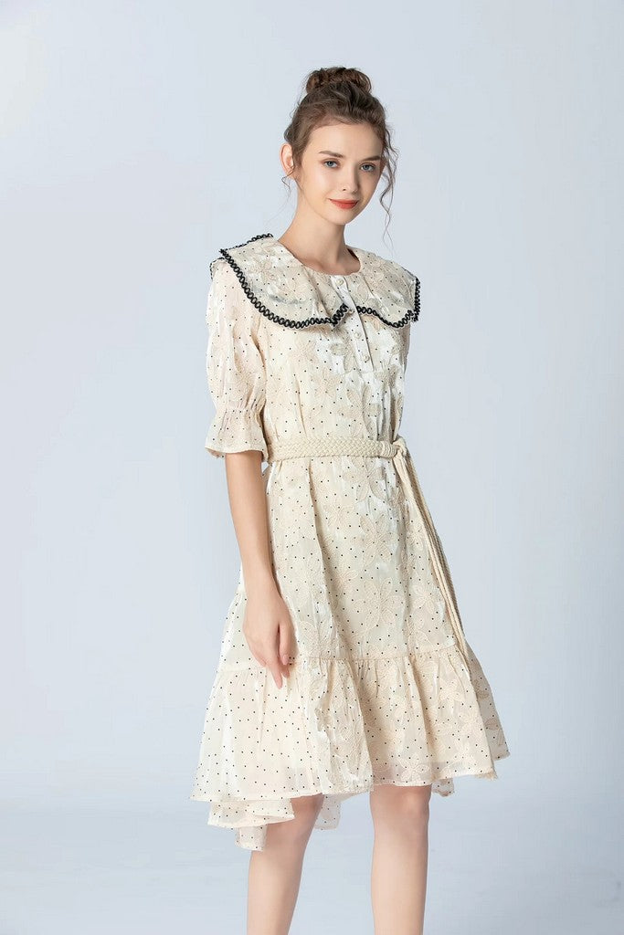 Creamy-White Dress - Dresses