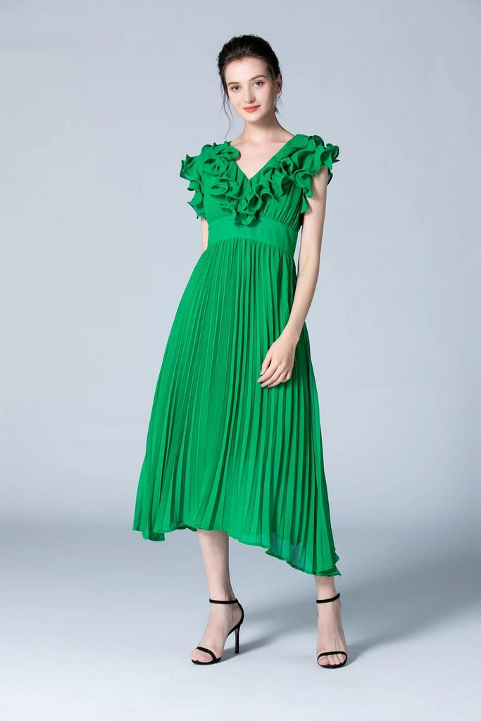 Green Dress - Dresses