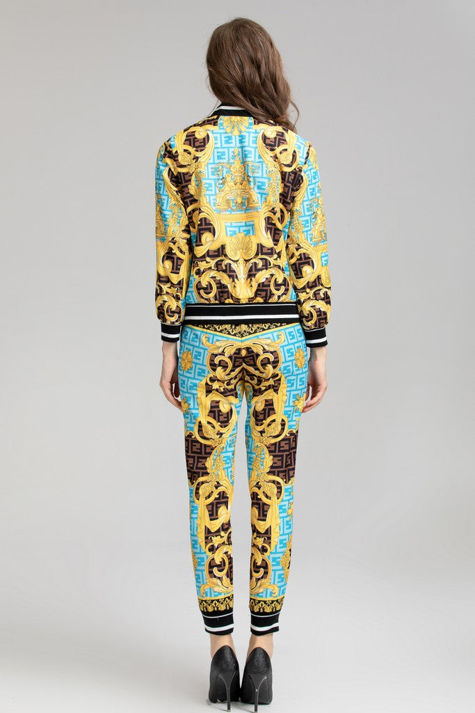 Multicolor Set (Jacket & Pants) - Suits