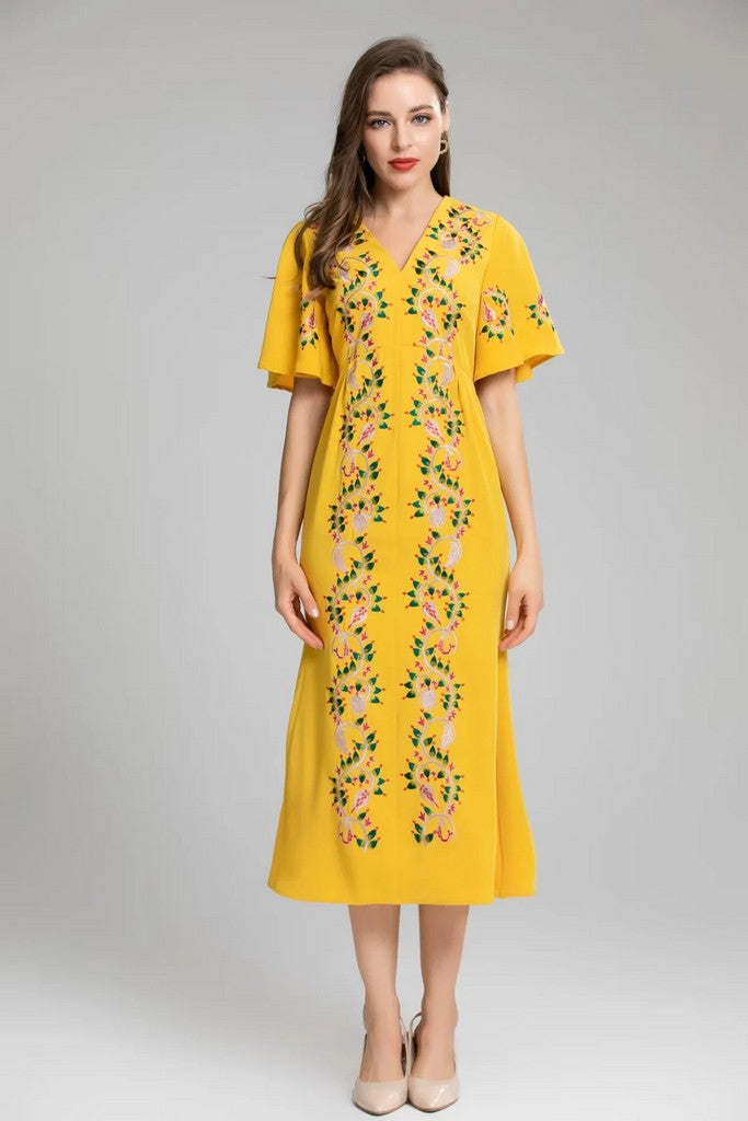 Yellow Dress - Dresses