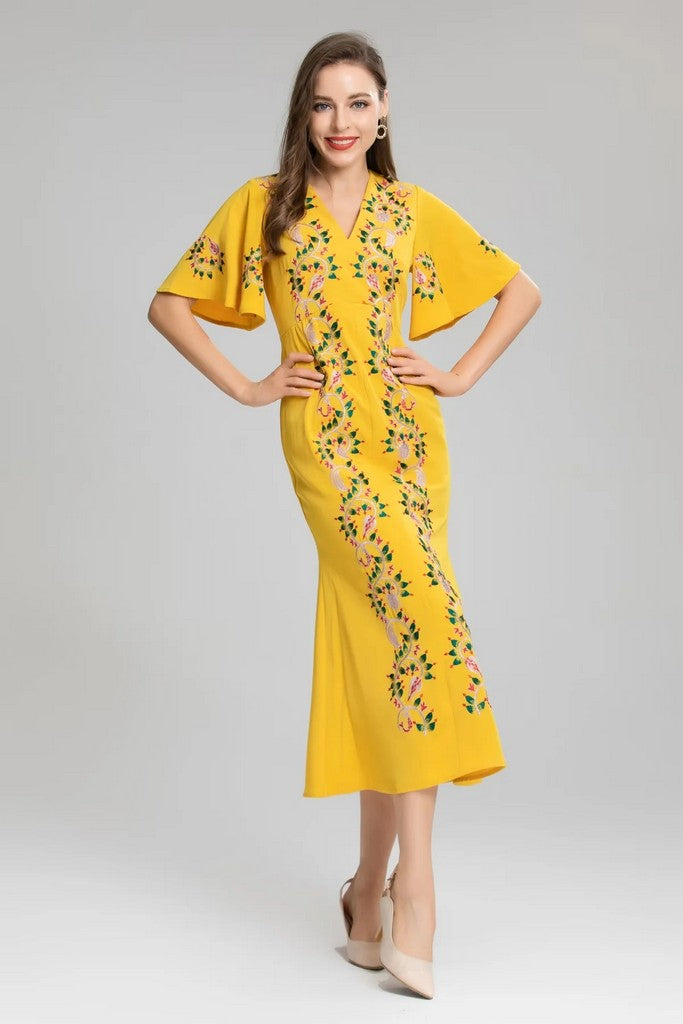 Yellow Dress - Dresses