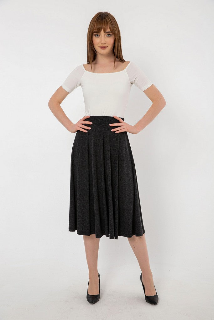 Anthracite Day Skirt - Skirts