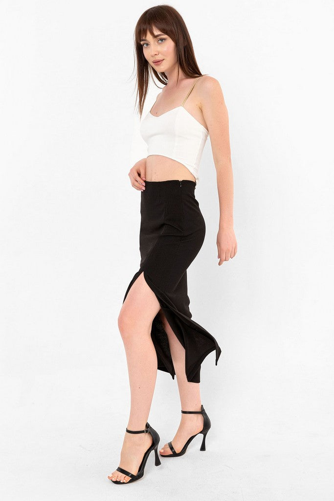 Black Сocktail & Party Skirt - Skirts