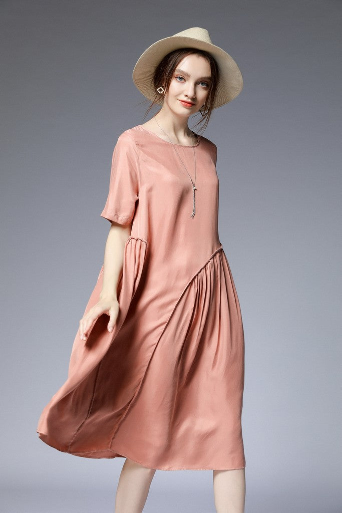 Pink Day Dress - Dresses