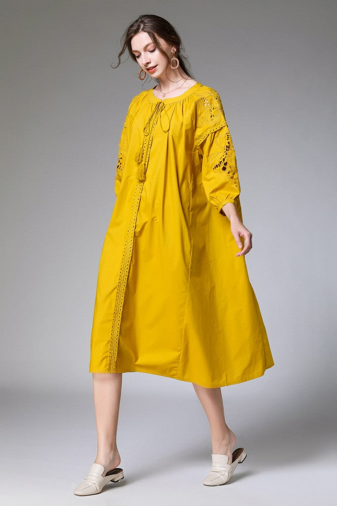 Yellow Day Dress - Dresses
