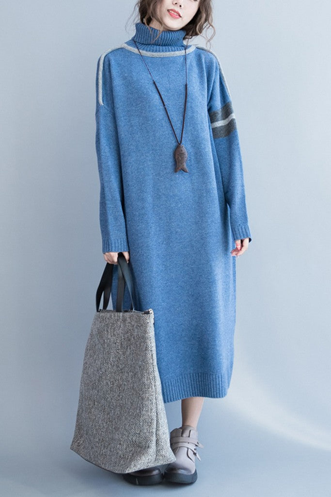 Light blue Sweater-dress - Dresses