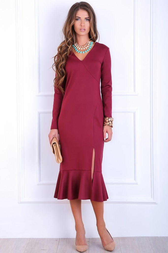 Evening Fitted Dress - Dresses