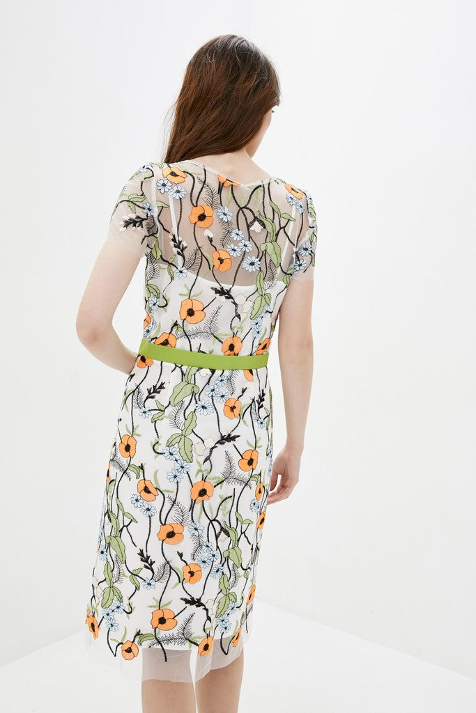 Milky Сocktail Dress - Dresses