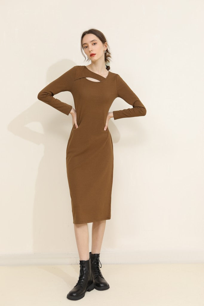 Brown Dress - Dresses