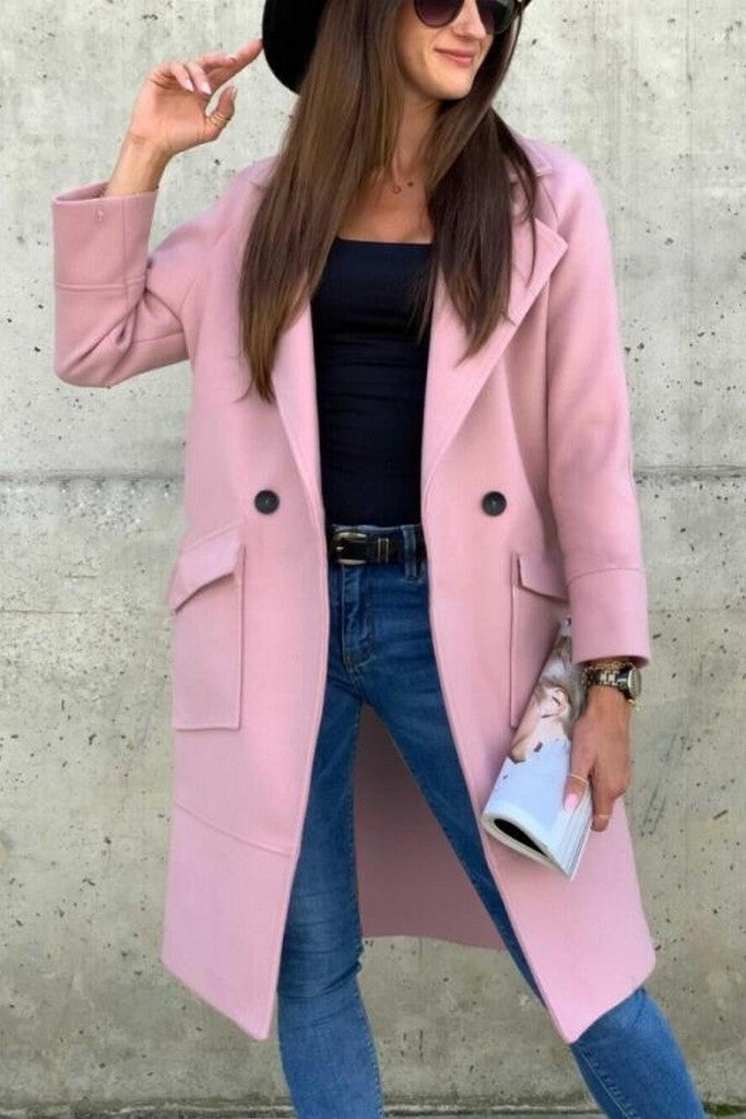Pink Coat - Coats