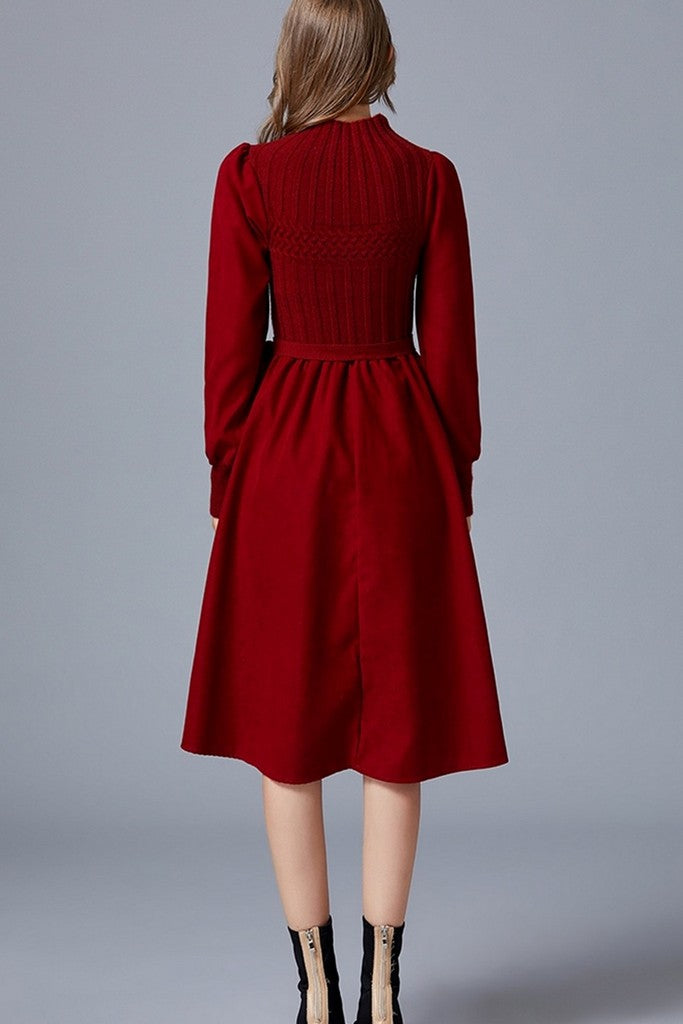 Red wine Dress - Dresses