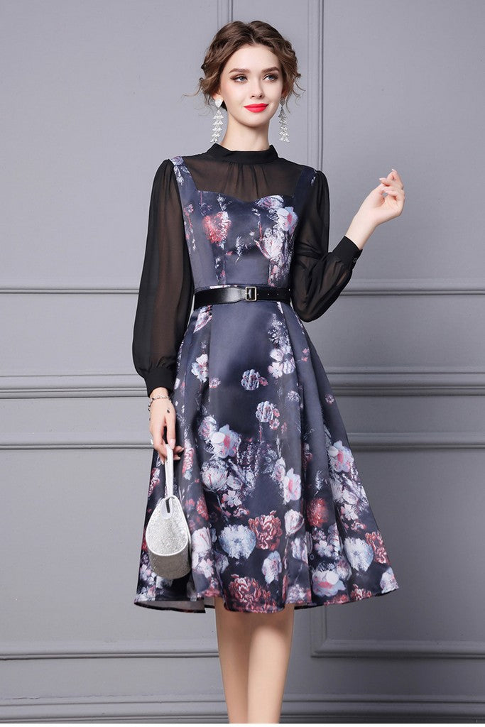 Black Сocktail Dress - Dresses