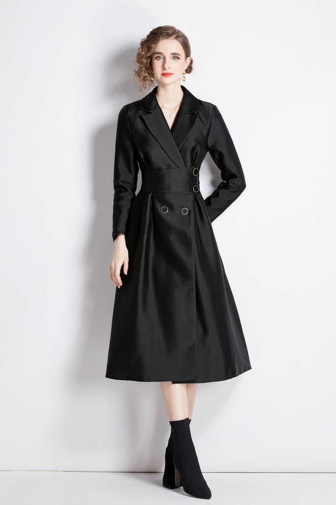 Black Сocktail Coat - Coats
