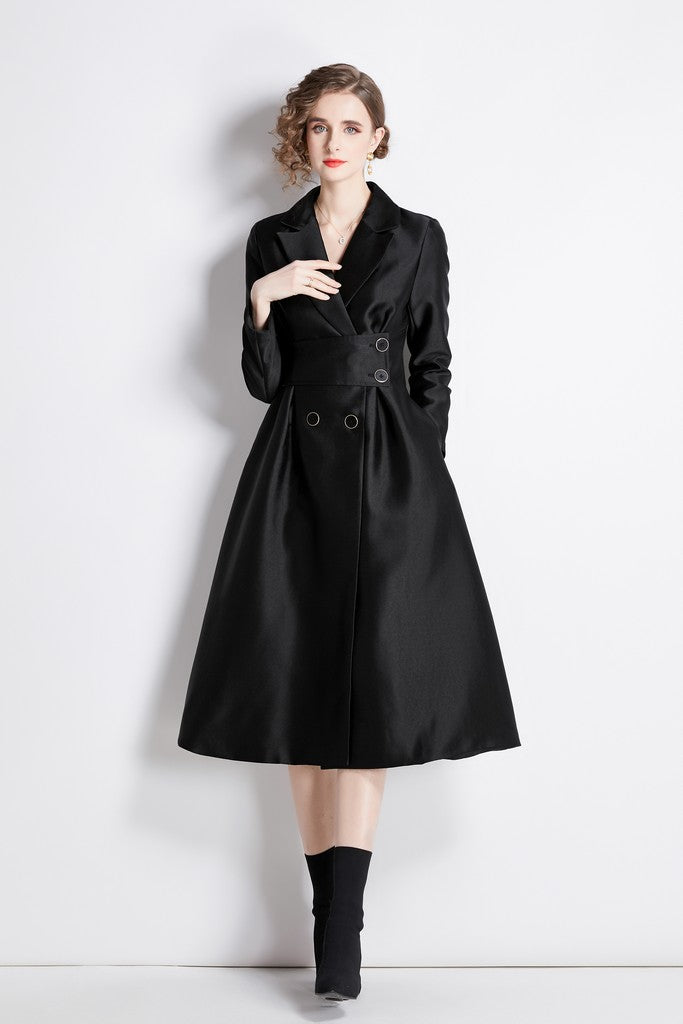 Black Сocktail Coat - Coats
