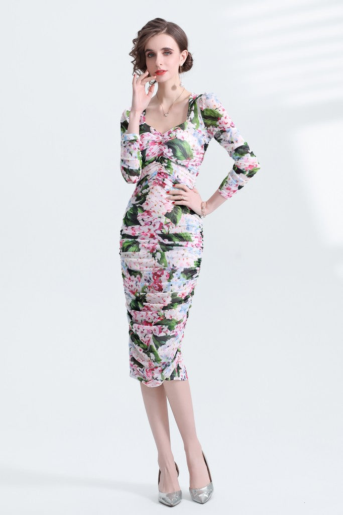 Flower print Dress - Dresses